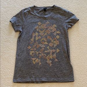 J Crew Jeweled T Shirt